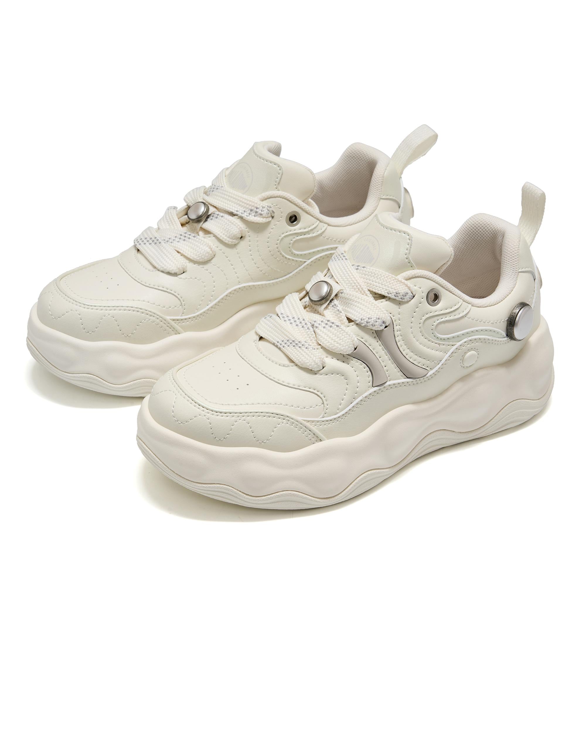 94845-101-M | WOMEN'S PALLAPEARL CHUNKY SNEAKERS | WT/WT - Image 2