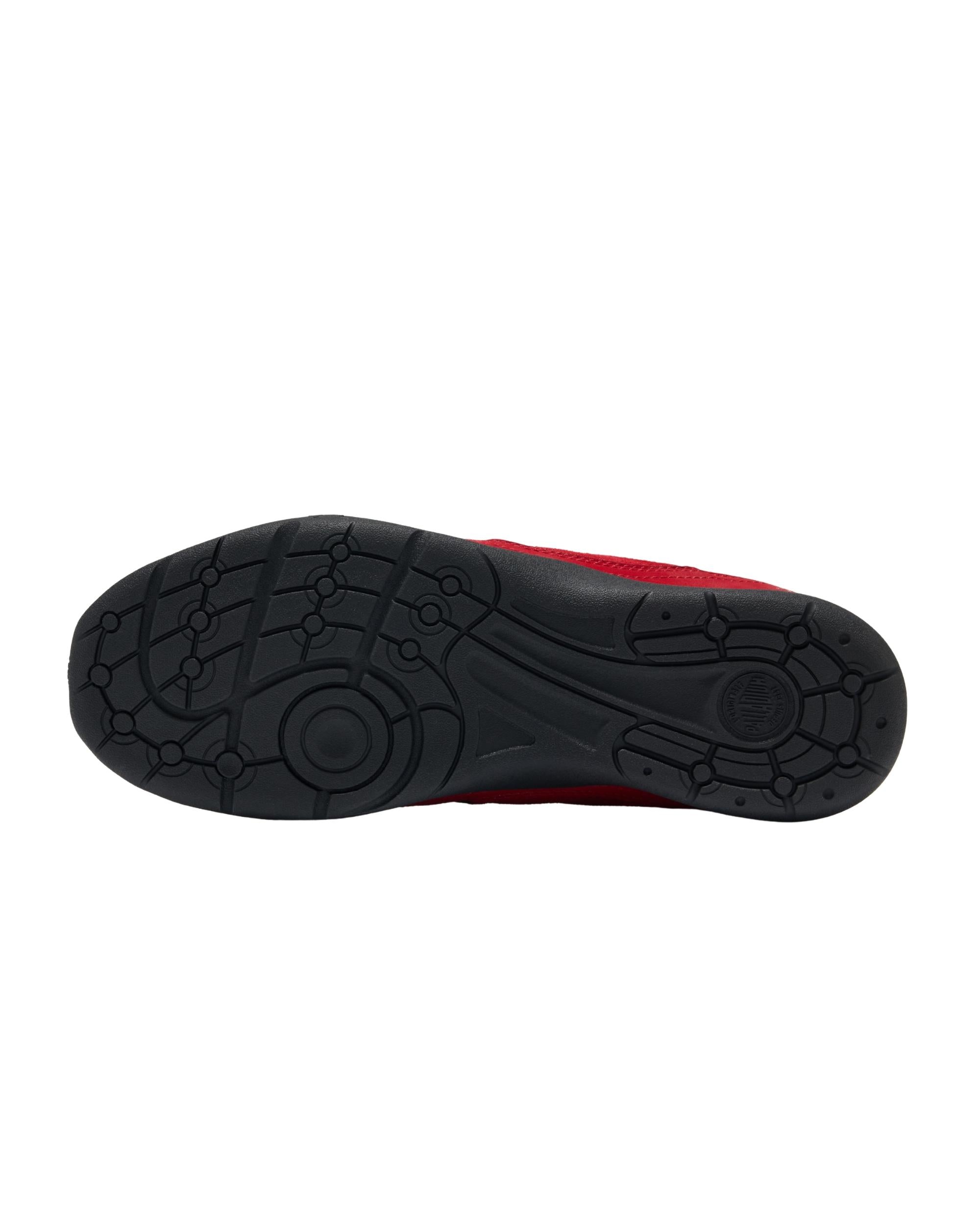 94911-603-M | WOMEN'S PALLARACE SUEDE SNEAKERS | RED/BLACK - Image 6