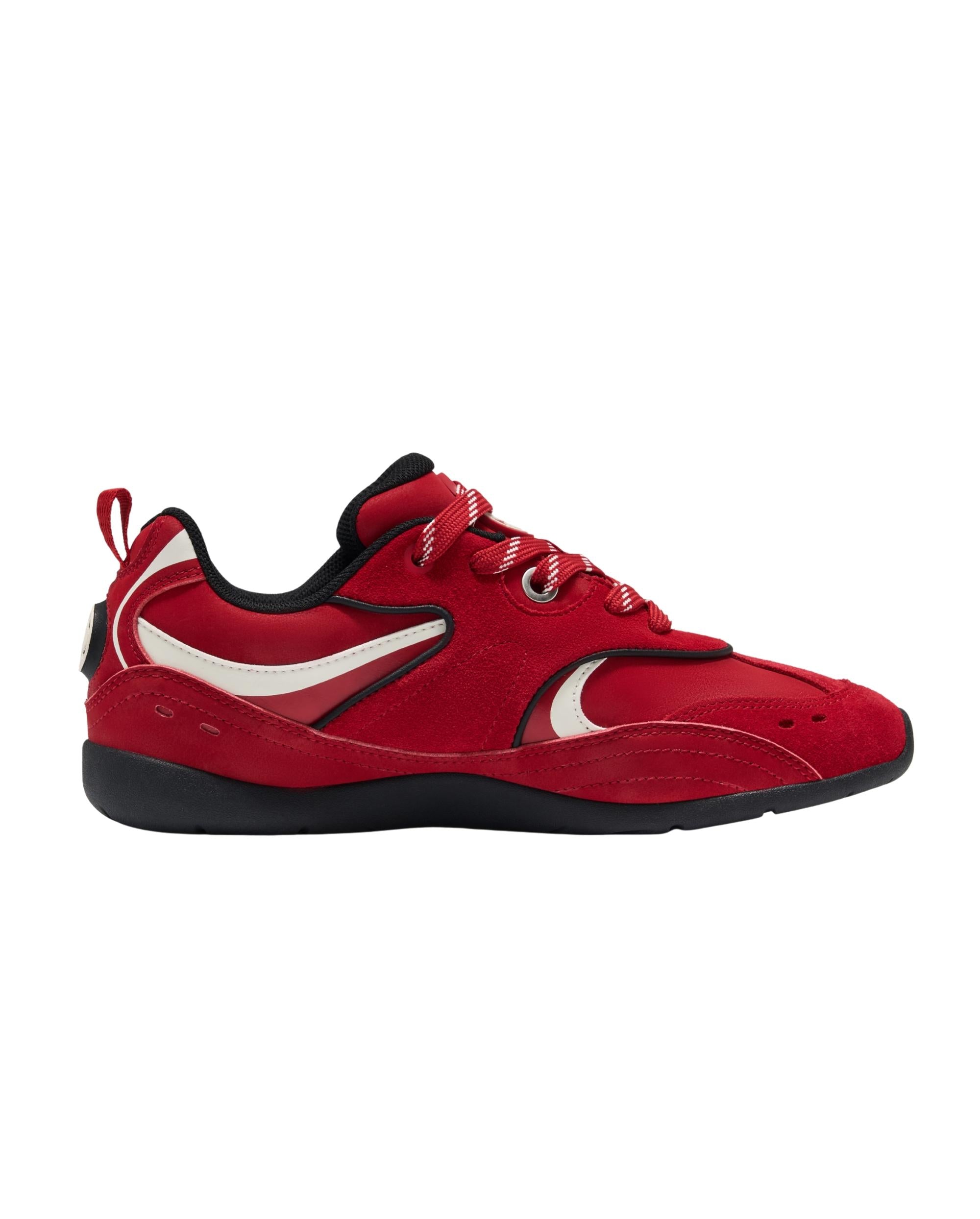 94911-603-M | WOMEN'S PALLARACE SUEDE SNEAKERS | RED/BLACK - Image 5