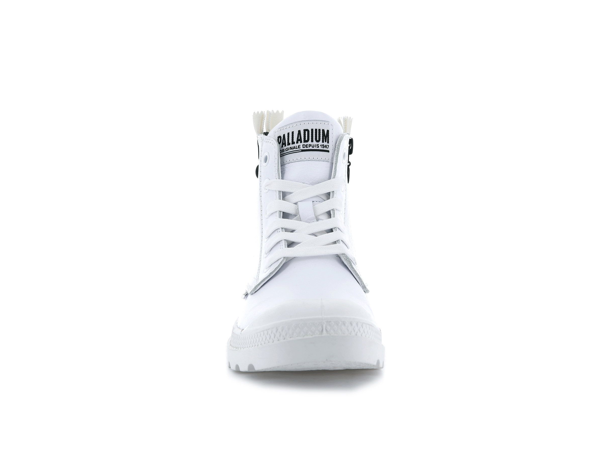 96857-103-M | PAMPA UBN ZIPS LEATHER | WHITE - Image 3