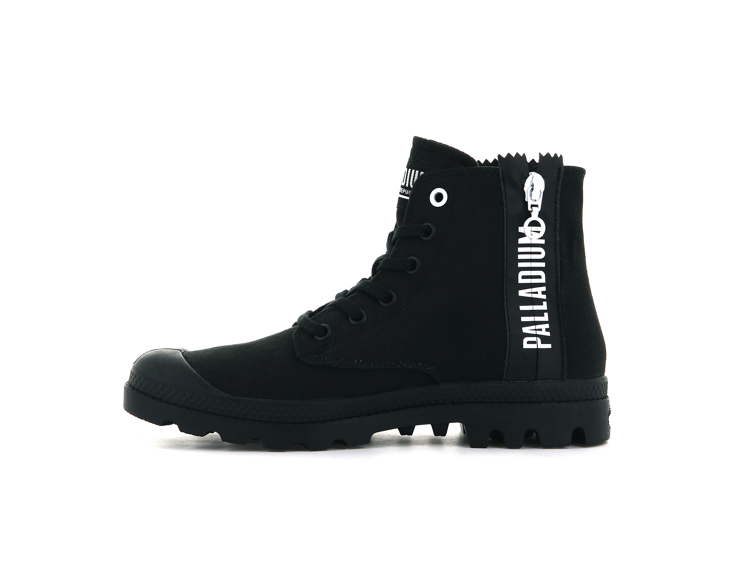 97084-008-M | PAMPA 2 BACK ZIP CANVAS | BLACK/BLACK - Image 3