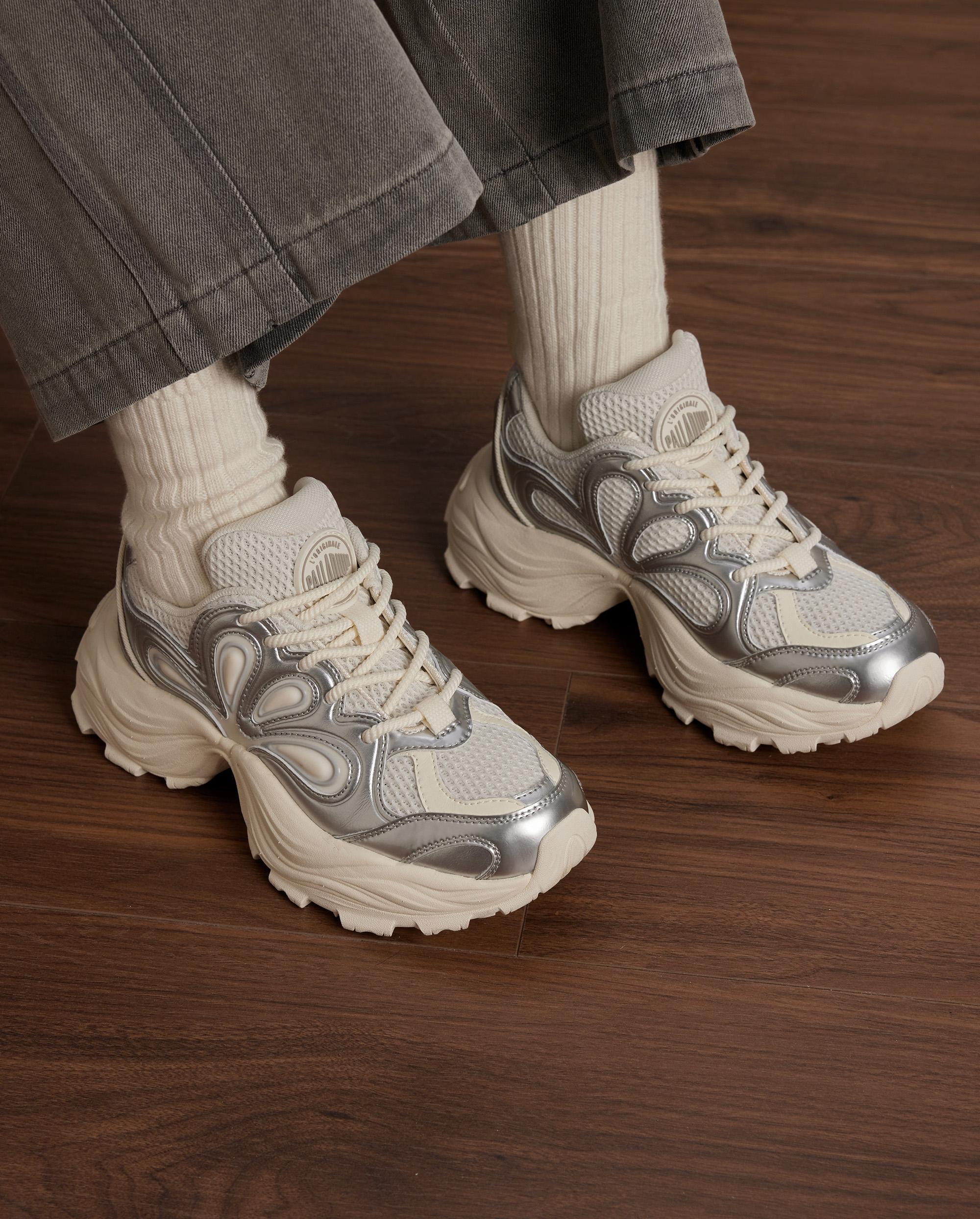 99426-101-M | WOMEN'S PALLABLOOM CK SNEAKERS | WT/WT - Image 7