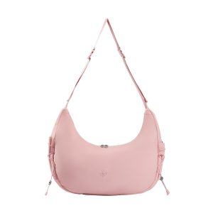 BG700-697 | IRIS LOGO WATER REPELLENT CROSSBODY BAG | CORAL BLUSH